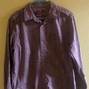 Rerun size medium long sleeved casual shirt